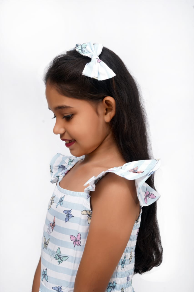 Hair Clips-Butterfly Print